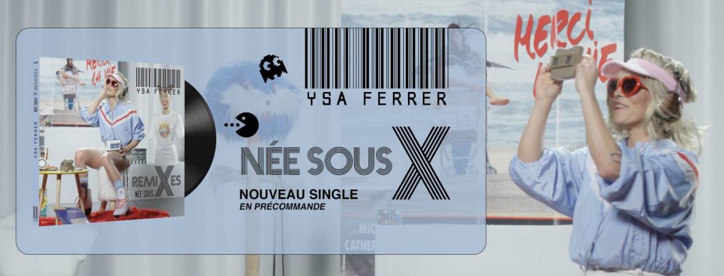 Ysa Ferrer multiplie les références 80 dans "Née sous X" : musique, pub, cinéma...